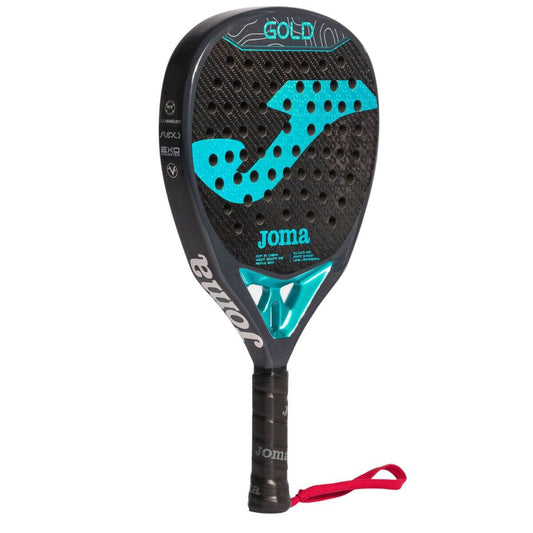 Pala Padel Joma Gold Negro Turquesa