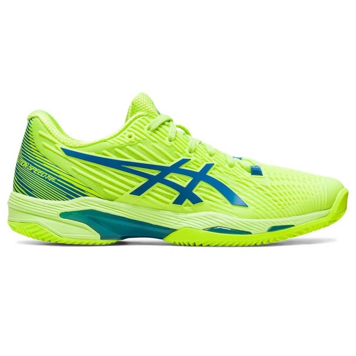 Zapatilla Asics Mujer Solution Speed FF 2 Clay Hazard Green Reborn Blue Talla 9US-40.5EU (25.75 Cm)