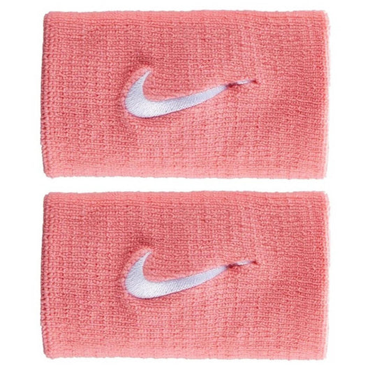 Muñequera Nike Premier Rosado Logo Blanco Sellada
