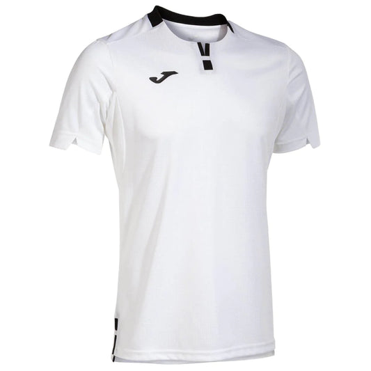 Polera Joma Ranking Blanco Cuello Negro Talla XL