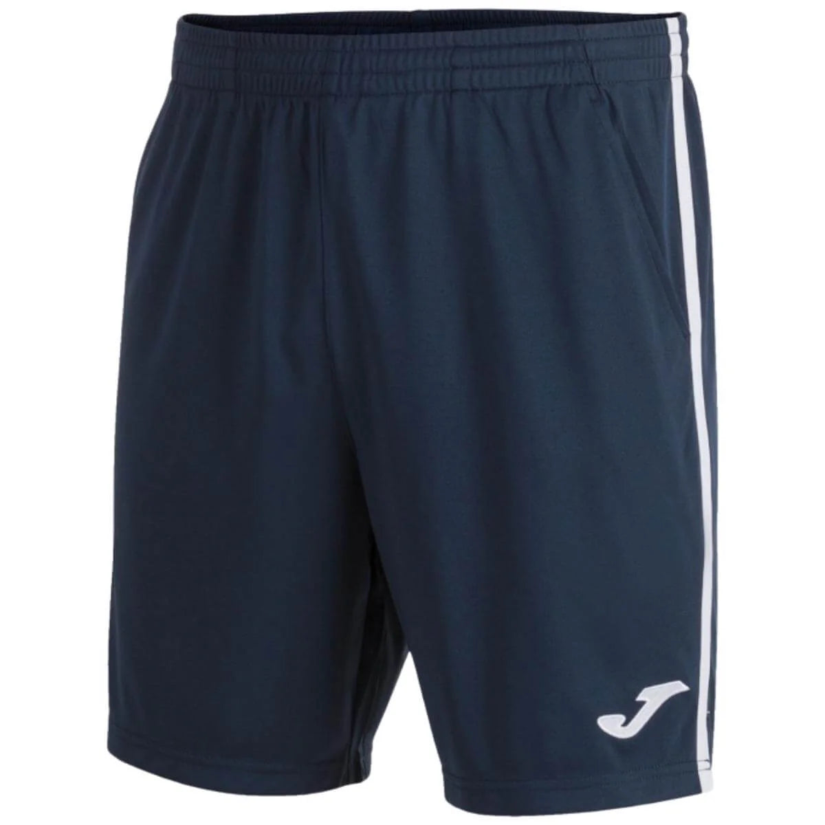 Short Joma Open III Azul Marino Franjas Blancas Talla S