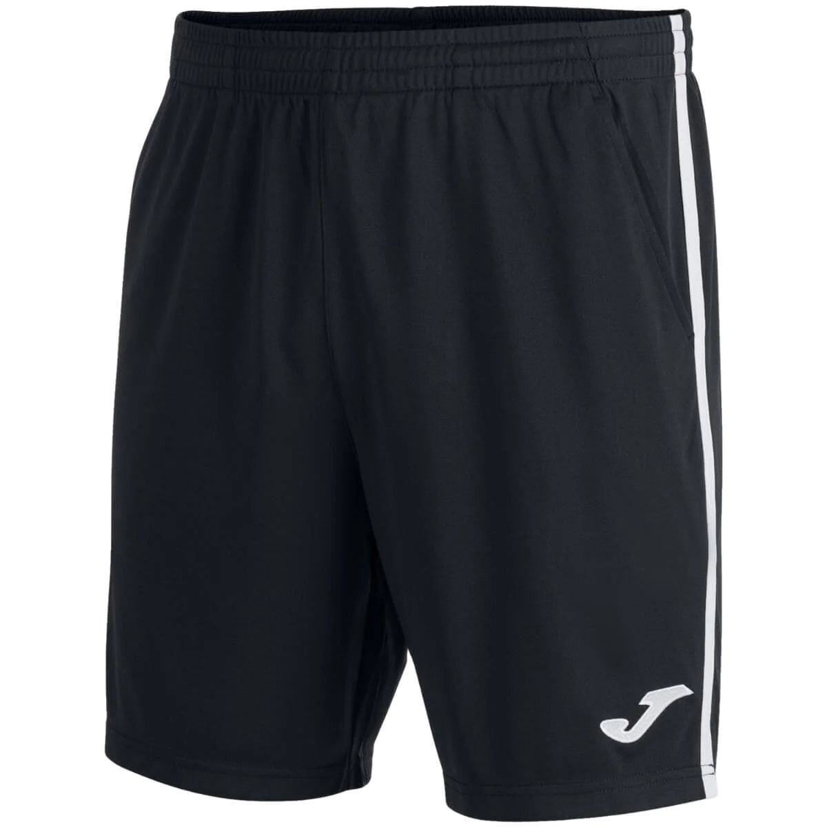 Short Joma Open III Negro Franjas Blancas Talla S