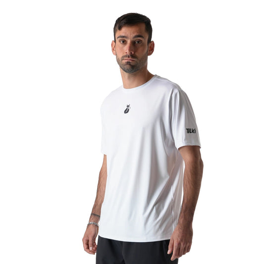 Polera deportiva Poly Tilki Temel blanca Talla M