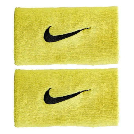 Muñequera Nike Premier Amarillo Logo Negro Sellada