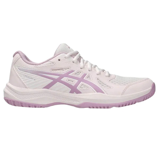 Zapatilla Asics Voleibol Mujer Upcourt 6 Pale Pink Light Ube Talla 8.5US-40EU (25.5 Cm)