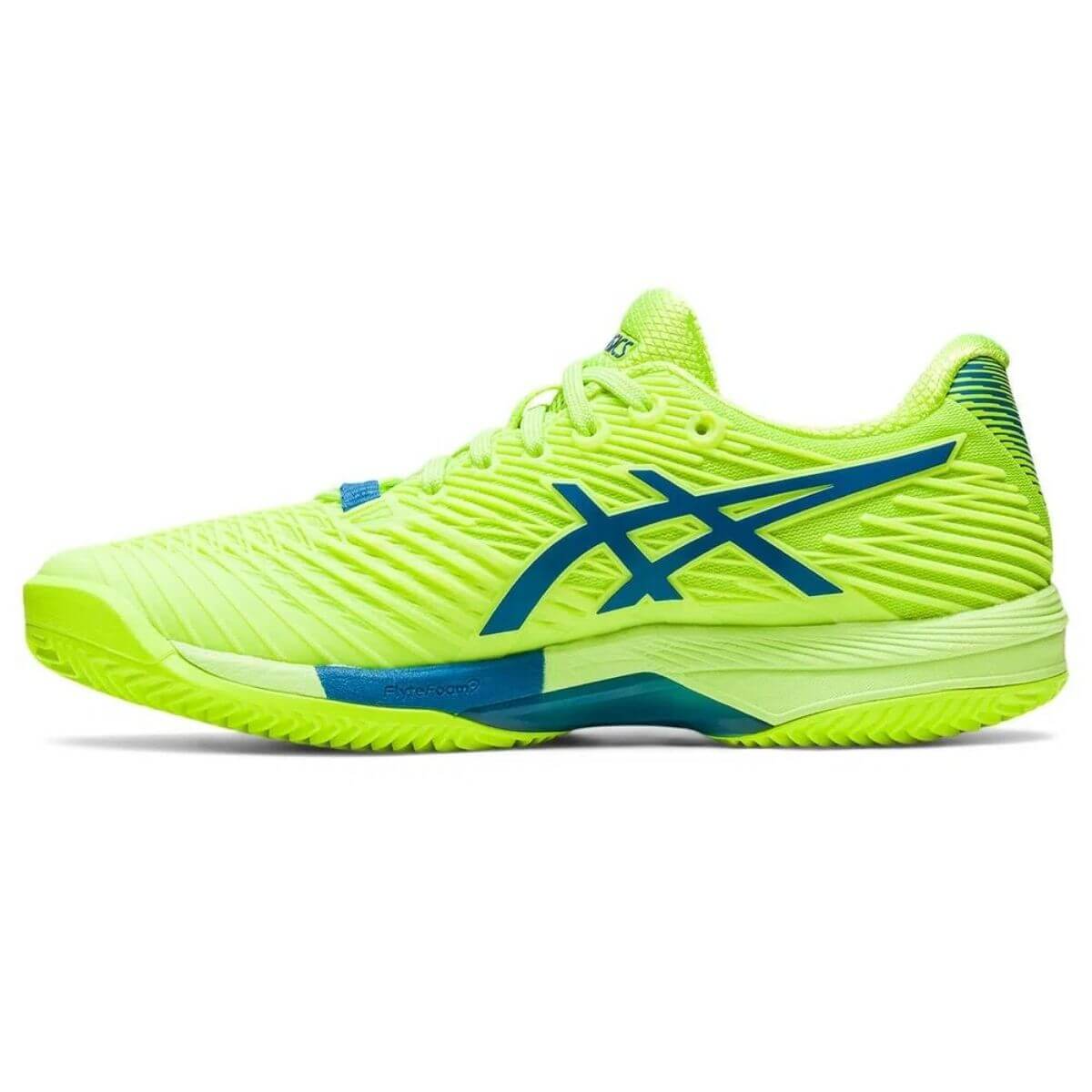Zapatilla Asics Mujer Solution Speed FF 2 Clay Hazard Green Reborn Blue Talla 9US-40.5EU (25.75 Cm)