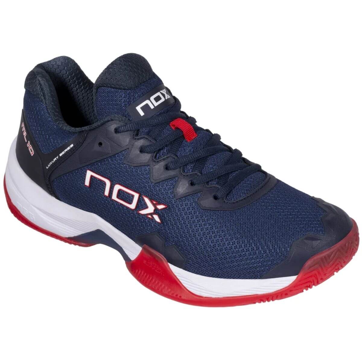 Zapatilla Nox ML10 HEXA Blue Fiery Red Talla 11US-45EU (29,35CM) 2023/24