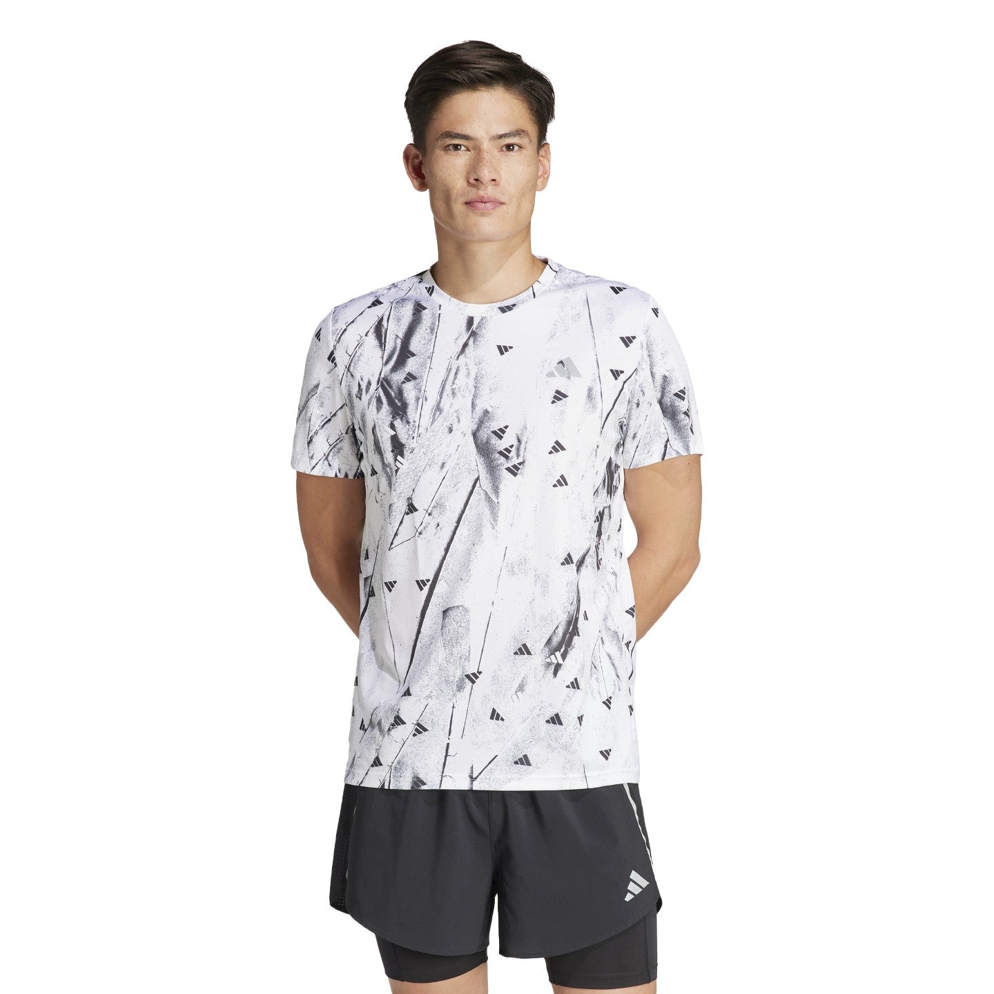 Polera adidas Run it Blanco M