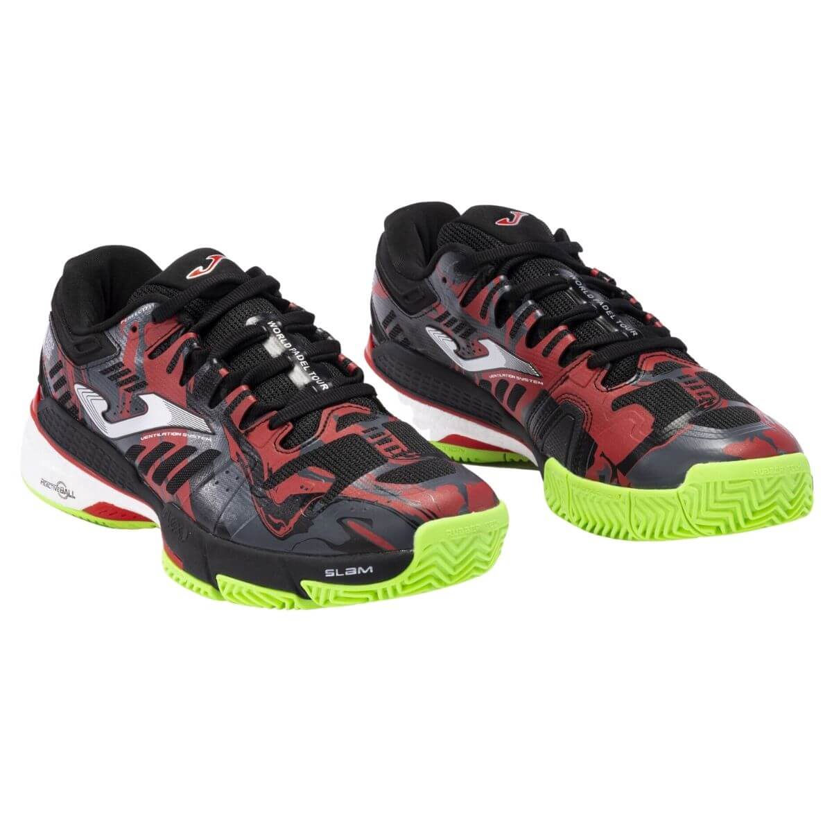 Zapatilla Joma Slam Men 2301 Black Red Talla 11US-44.5EU-(29.5CM) 23-24