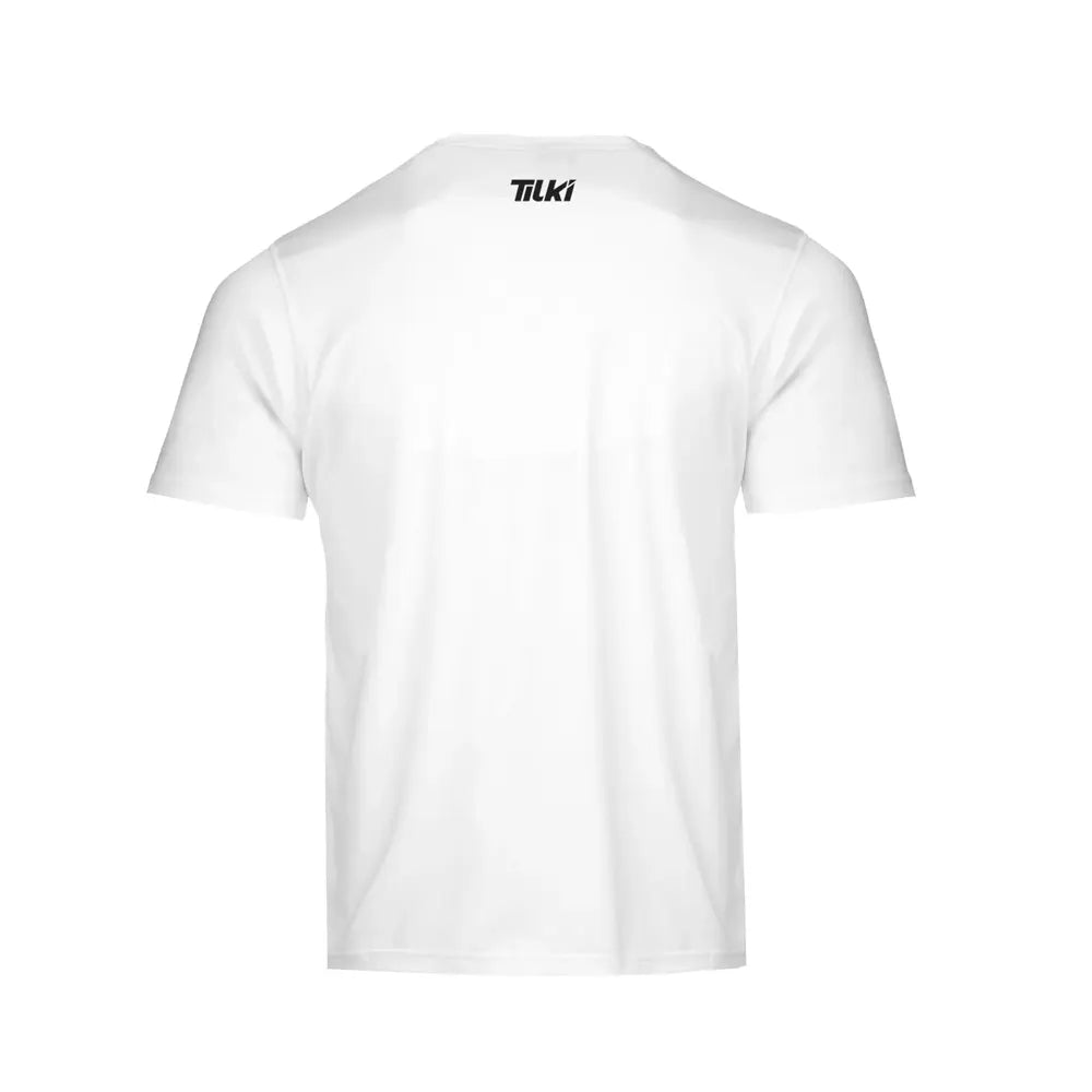 Polera M/C Polyester 2.0 Tilki Temel White/Black M25S Talla XL