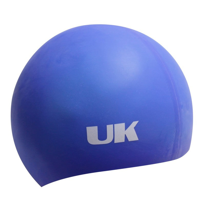 Gorro de natación Uktime silicona azul