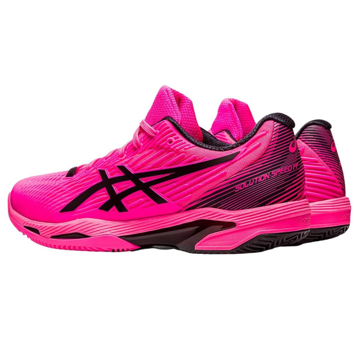 Zapatilla Asics Solution Speed FF 2 Hot Pink Black Talla 10.5US-44,5EU (28,25 Cm)
