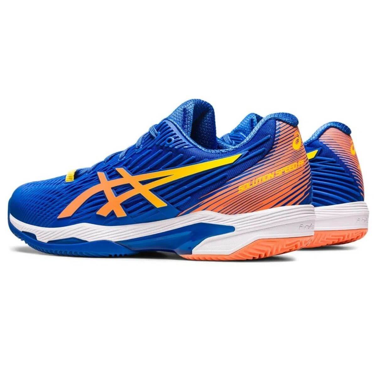 Zapatilla Asics Solution Speed FF 2 Clay Tuna Blue Sun Peach Talla 9US-42,5EU (27 Cm)