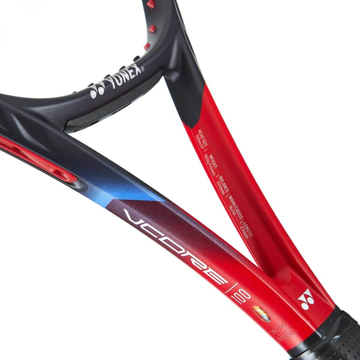 Raqueta Yonex Vcore 98 Scarlet (305gr) Grip 3 2023
