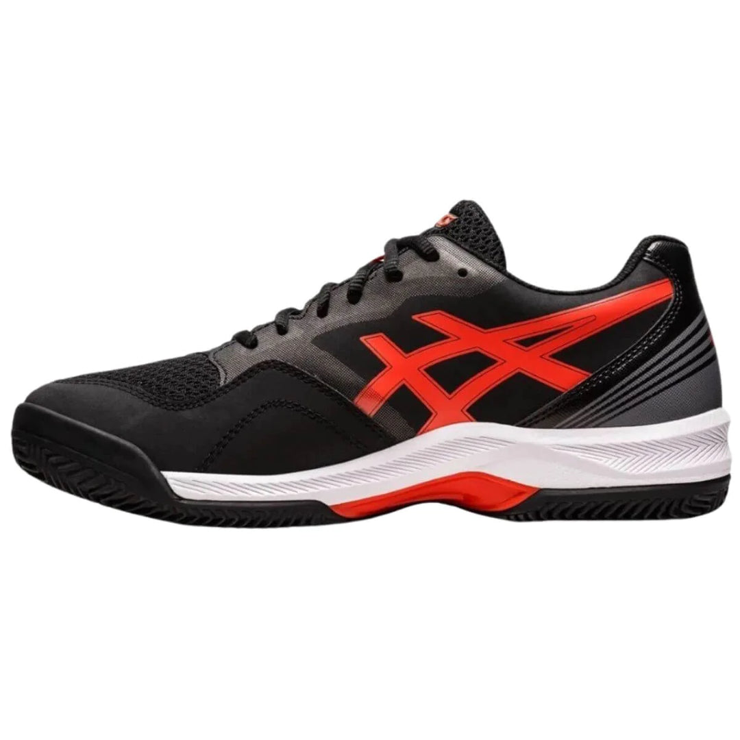 Zapatilla Asics Gel Padel Pro 5 Negro Rojo Talla 12US-46,5EU (29,5 Cm)