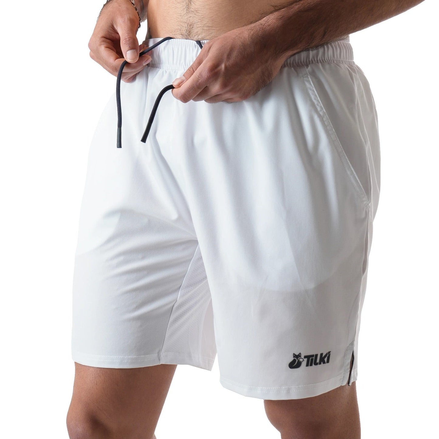 Short Poly Tilki  Temel blanco Talla L
