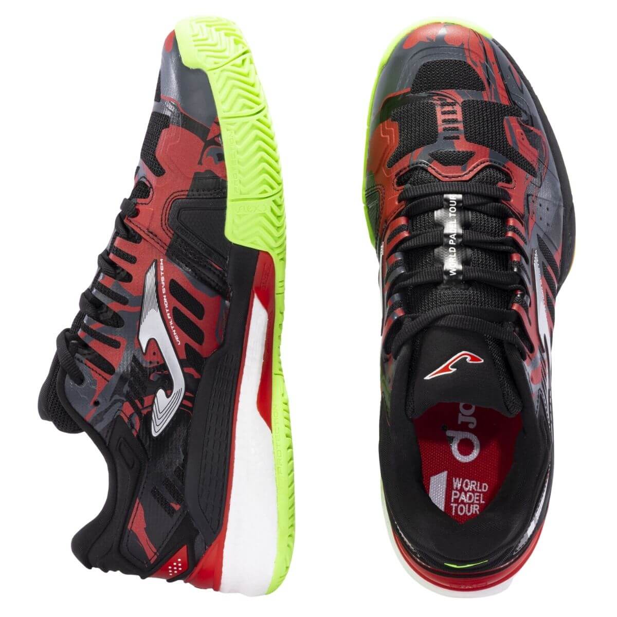 Zapatilla Joma Slam Men 2301 Black Red Talla 8US-41EU (26.5CM) 23-24