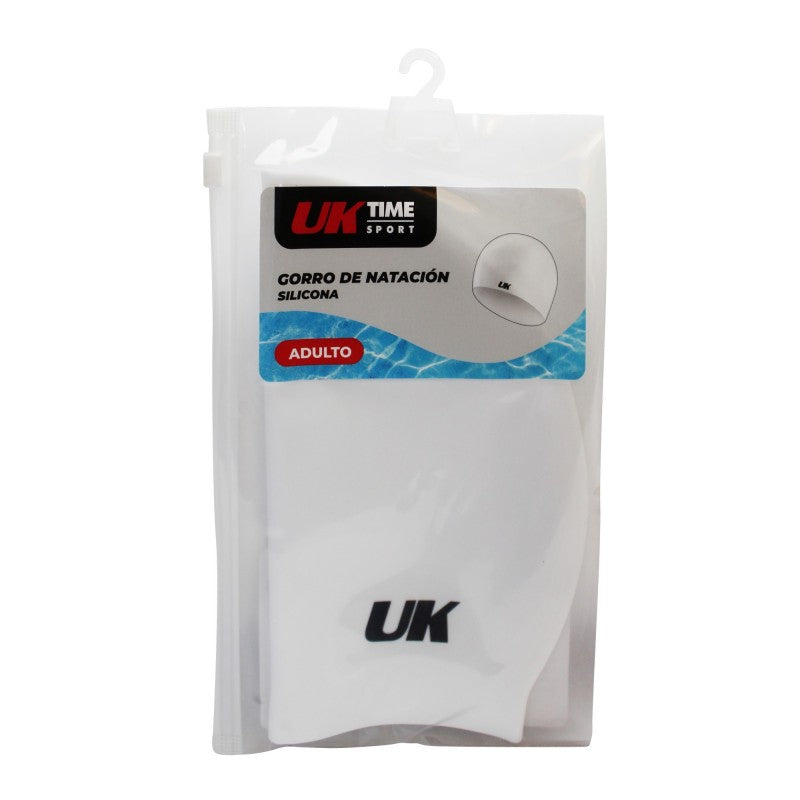 Gorro de natación silicona blanco