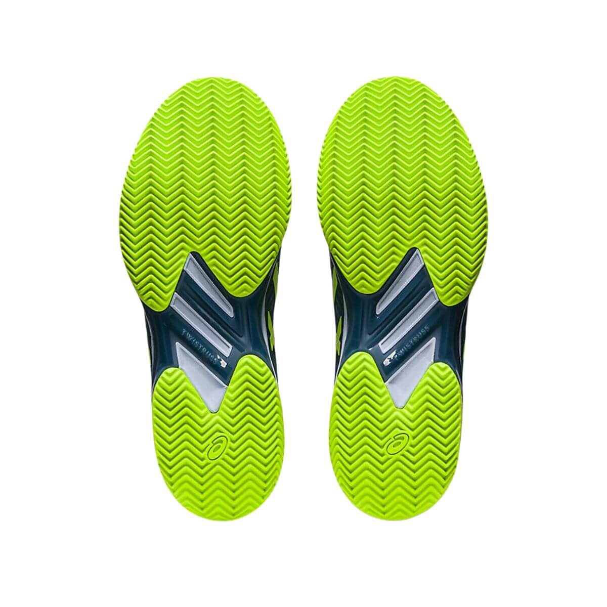 Zapatilla Asics Solution Speed FF 2 Steel Blue Hazard Green Talla 10US-44EU (28 Cm)