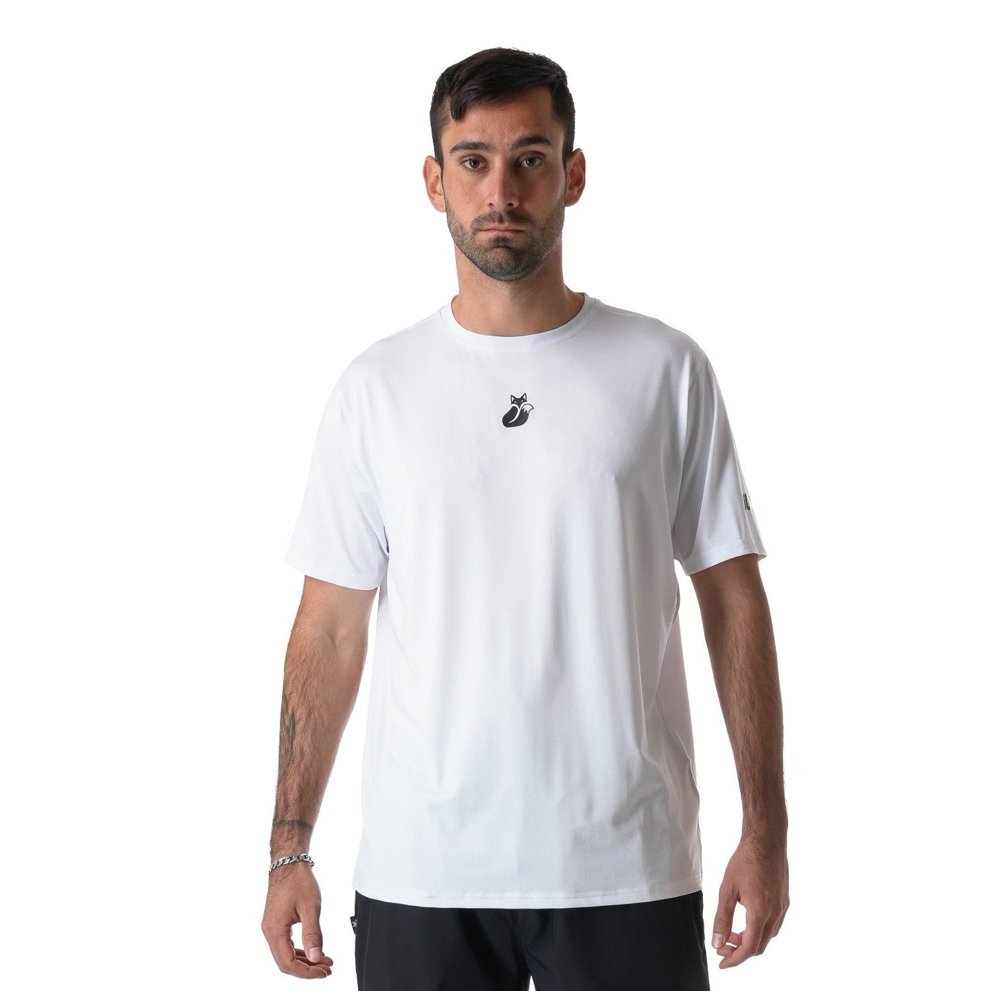 Polera deportiva Poly Tilki Temel blanca Talla XL