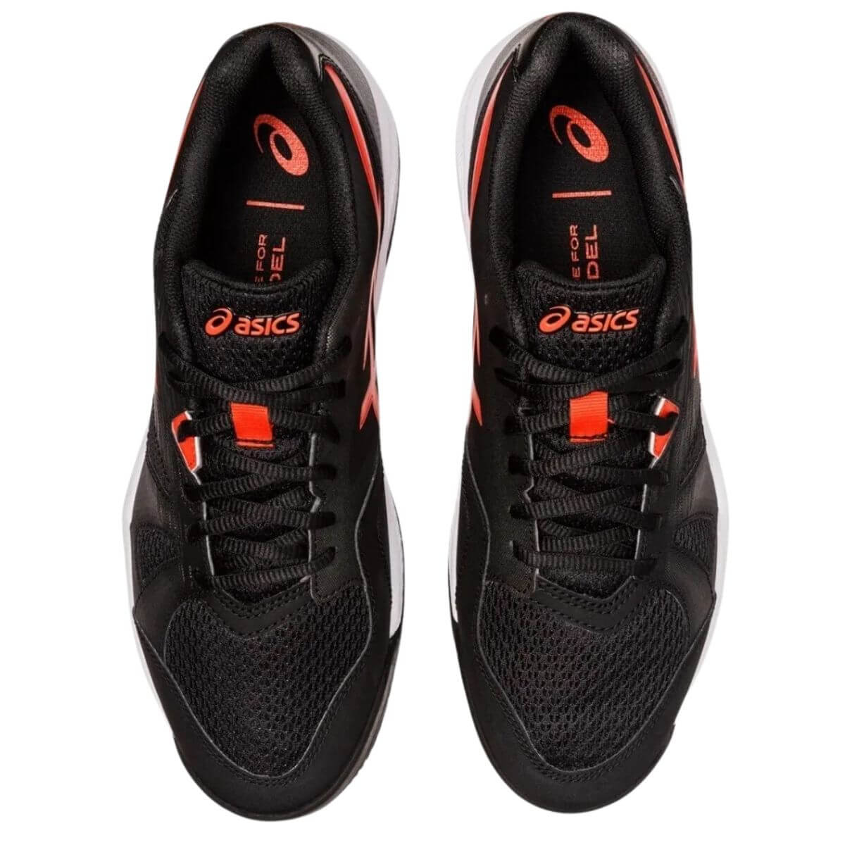 Zapatilla Asics Gel Padel Pro 5 Negro Rojo Talla 12US-46,5EU (29,5 Cm)