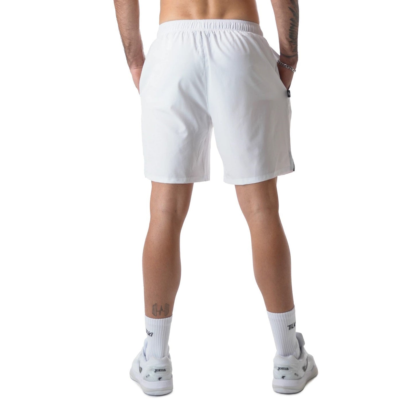 Short Poly Tilki  Temel blanco Talla L