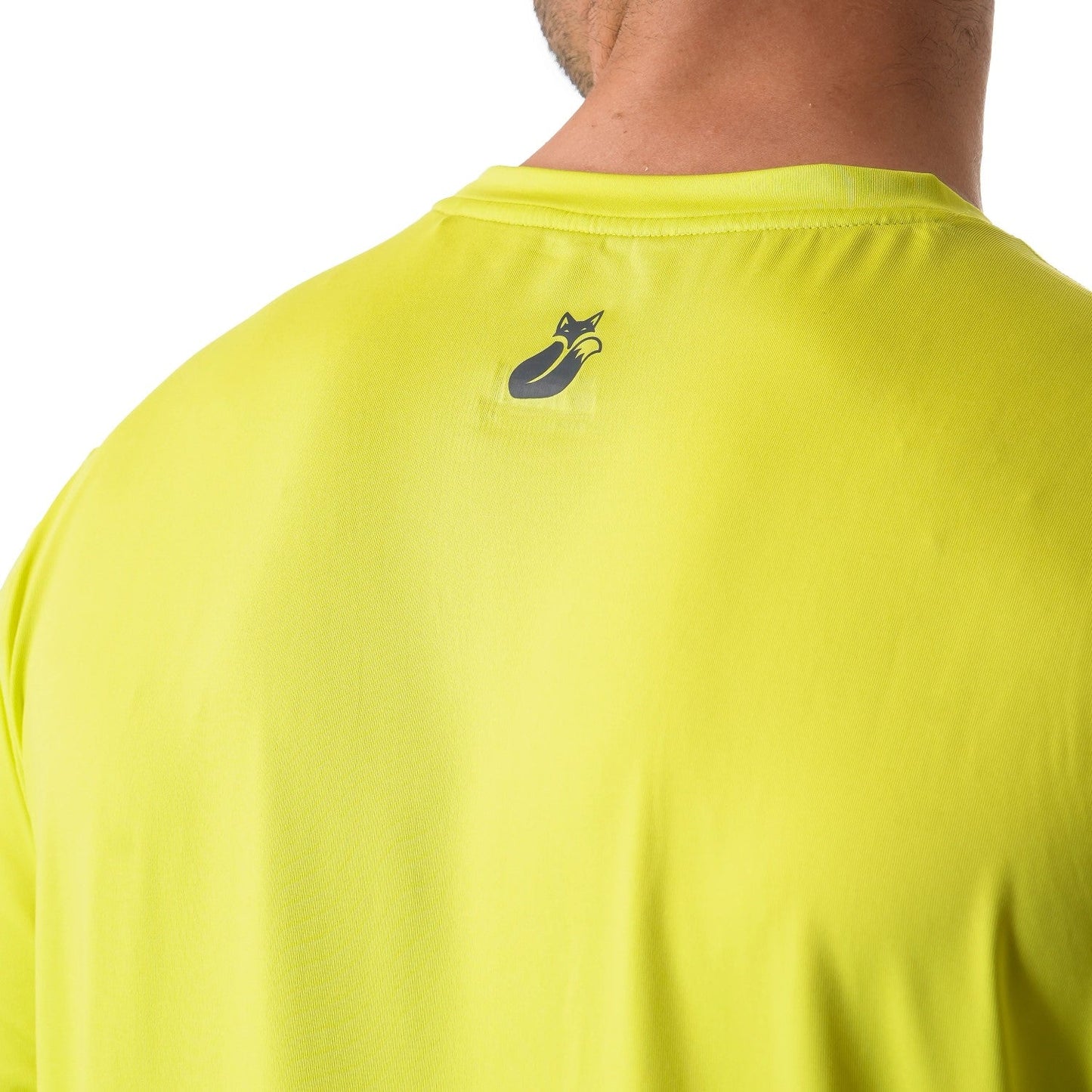 Polera deportiva Poly Tilki Temel Amarillo fluor Talla L