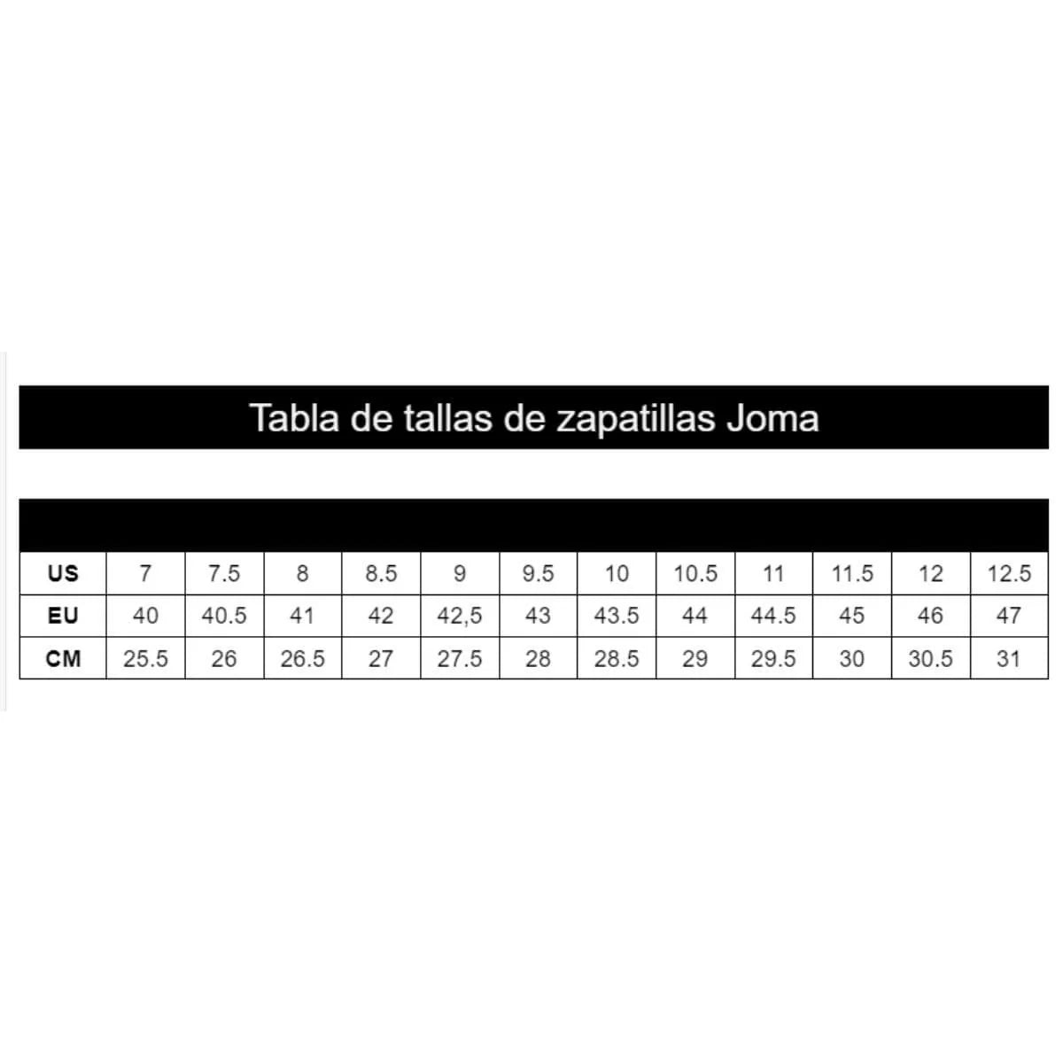 Zapatilla Joma Slam Men 2301 Black Red Talla 11US-44.5EU-(29.5CM) 23-24