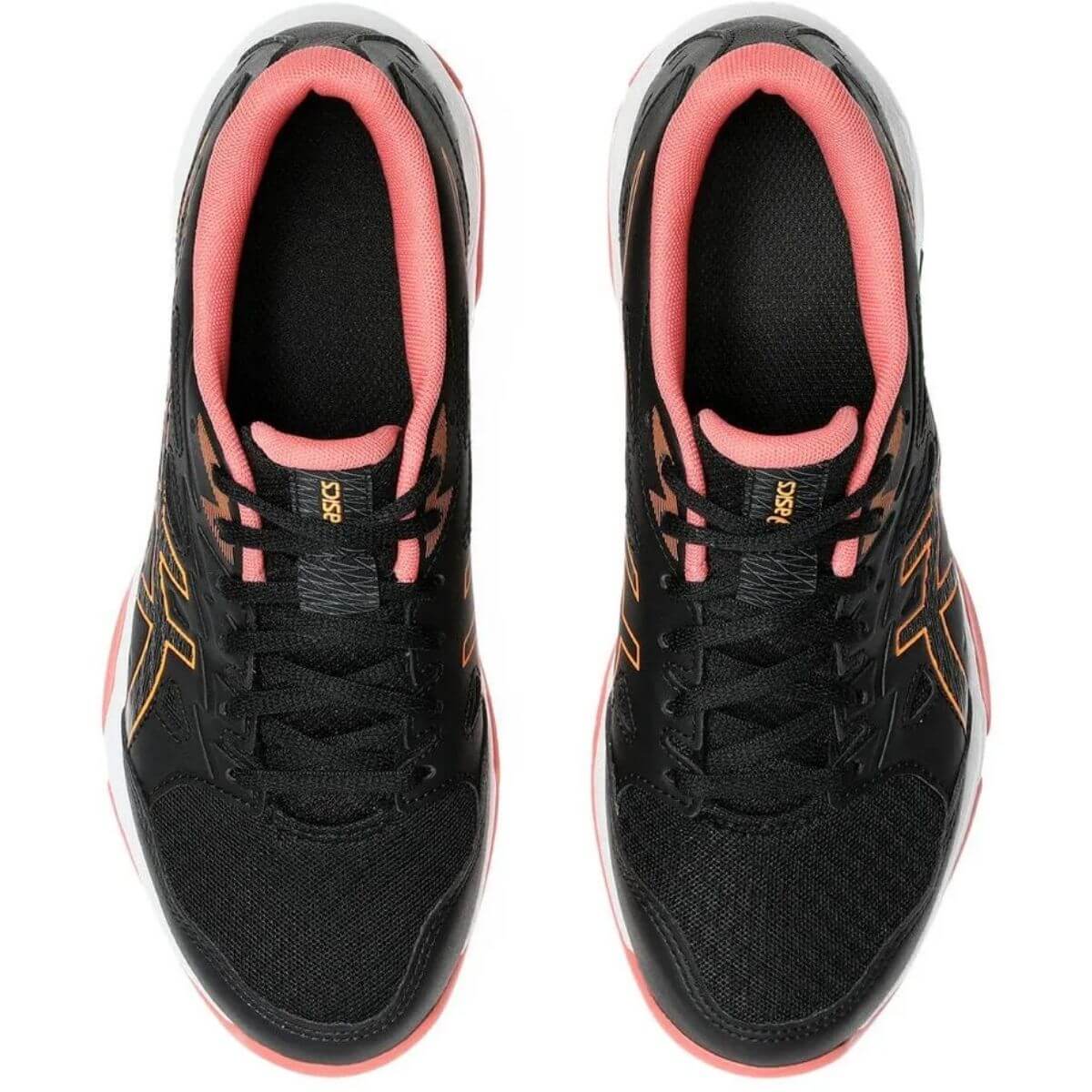 Zapatilla Asics Voleibol Mujer Gel Rocket 11 Black Orange Pop Talla 6US-37EU (23 Cm)
