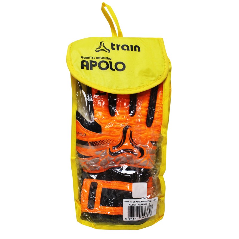 Guantes de arquero Apolo naranja N°6