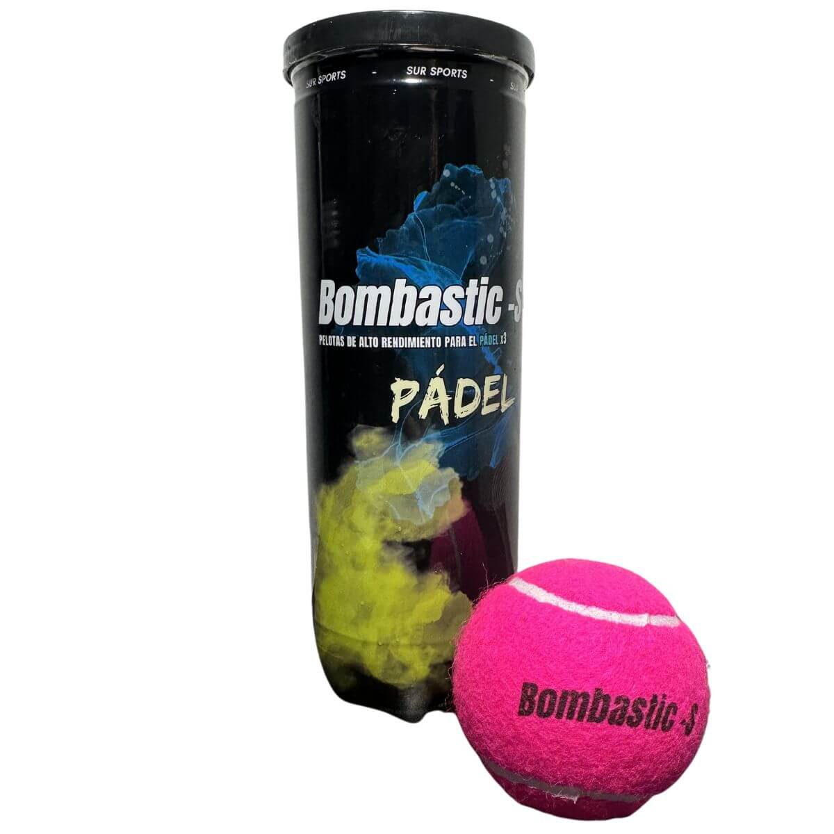 Tarro de Pelota Tilki Padel Bombastic S Pink X3 - 1 Unidad