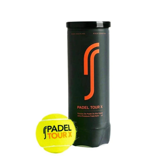 Tarro de Pelotas Robin Soderling Padel Tour X X3