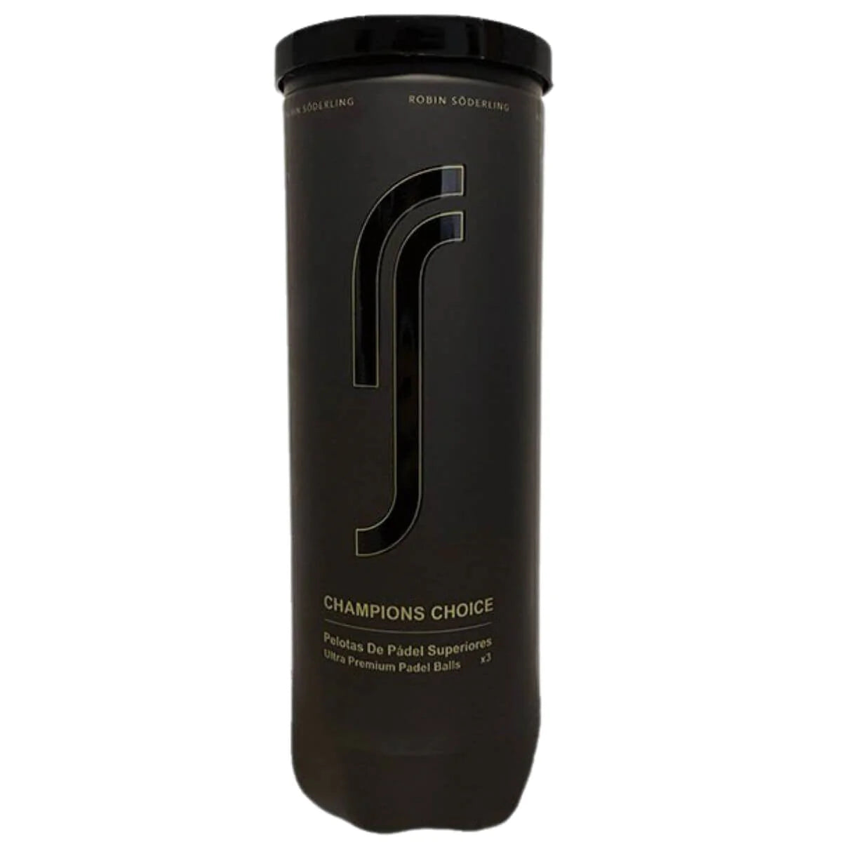 Tarro de Pelota Robin Soderling Padel Champion Choice X3