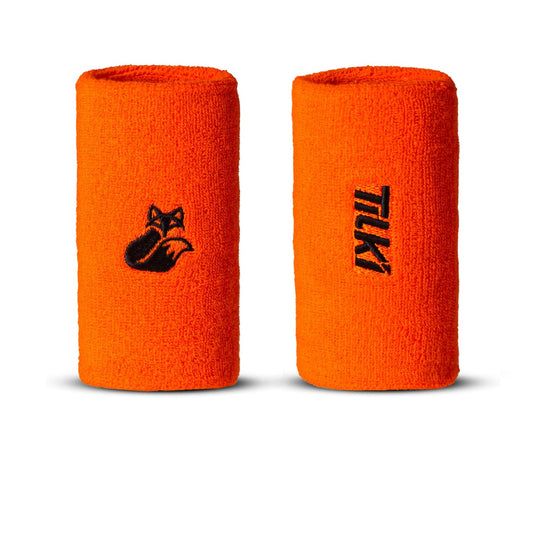 Muñequera Larga Algodón Terry Tilki naranja/negra