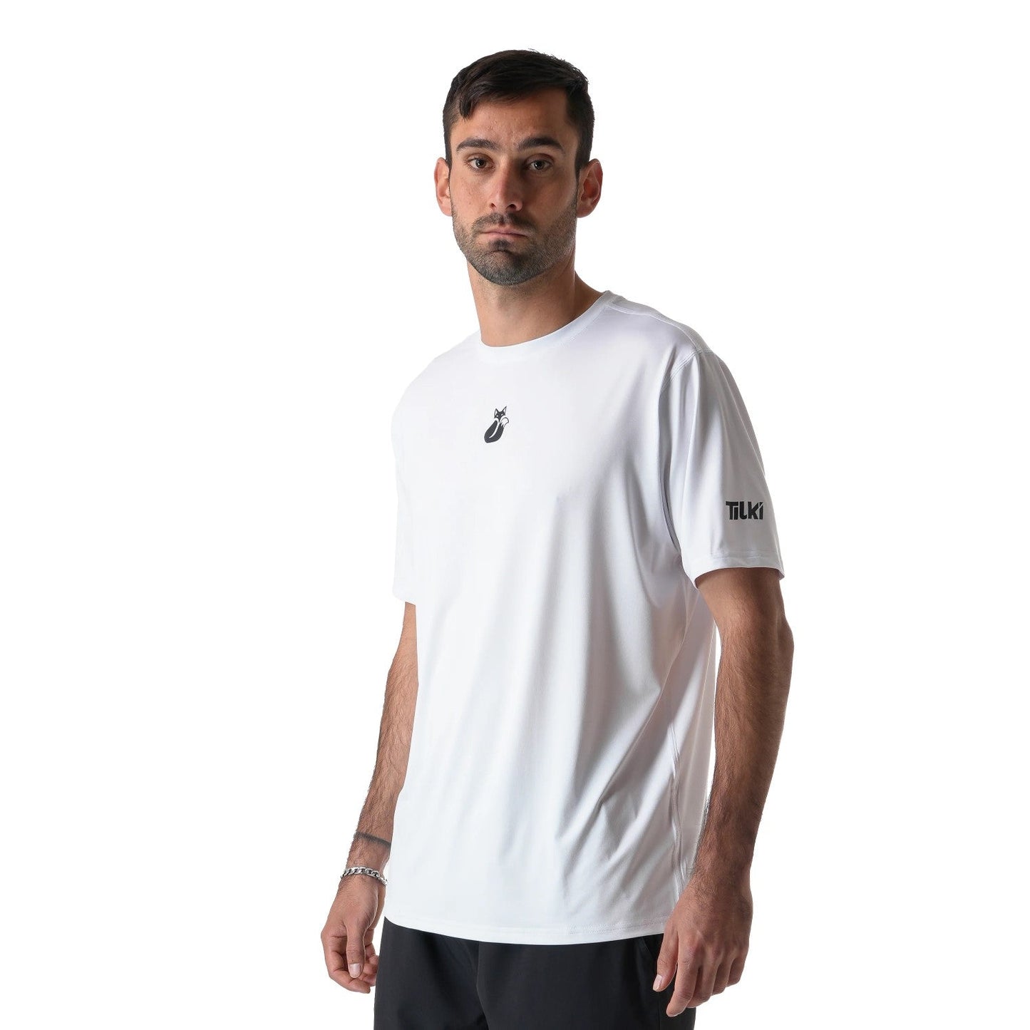 Polera deportiva Poly Tilki Temel blanca Talla XS
