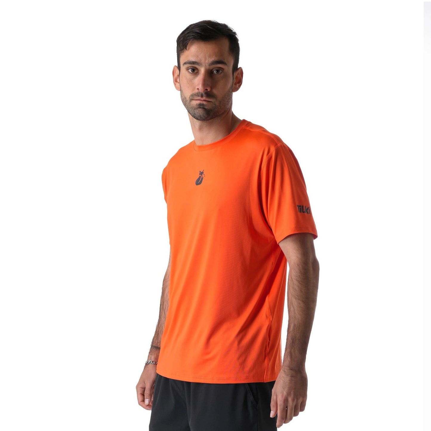 Polera deportiva Poly Tilki Temel naranja Talla S