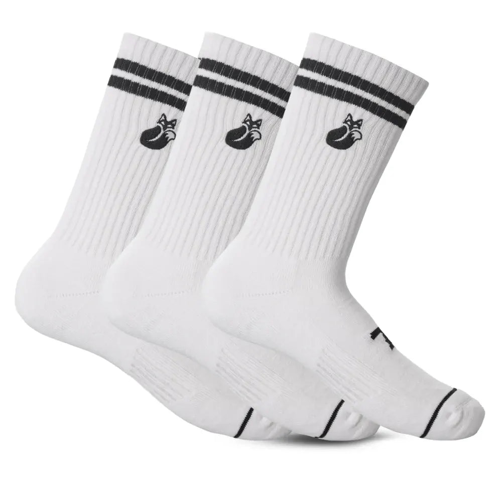 Calcetin Comfort Pack X3 Tilki Lehinde White/Black M24W (M) 39-42