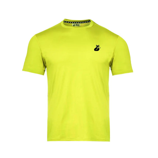 Polera M/C Khombi Polyester Tilki Temel Yellow Fluor M25S Talla L