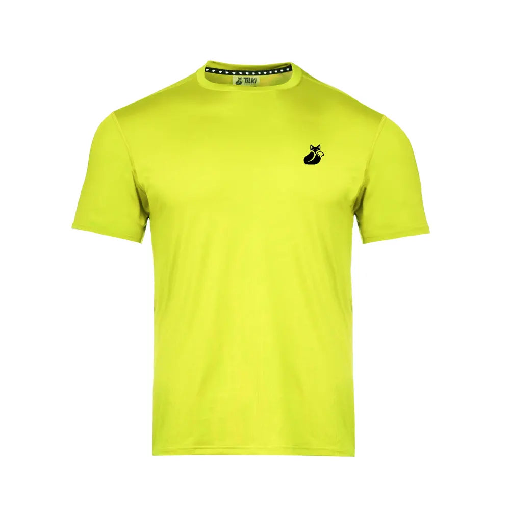 Polera M/C Khombi Polyester Tilki Temel Yellow Fluor M25S Talla XL
