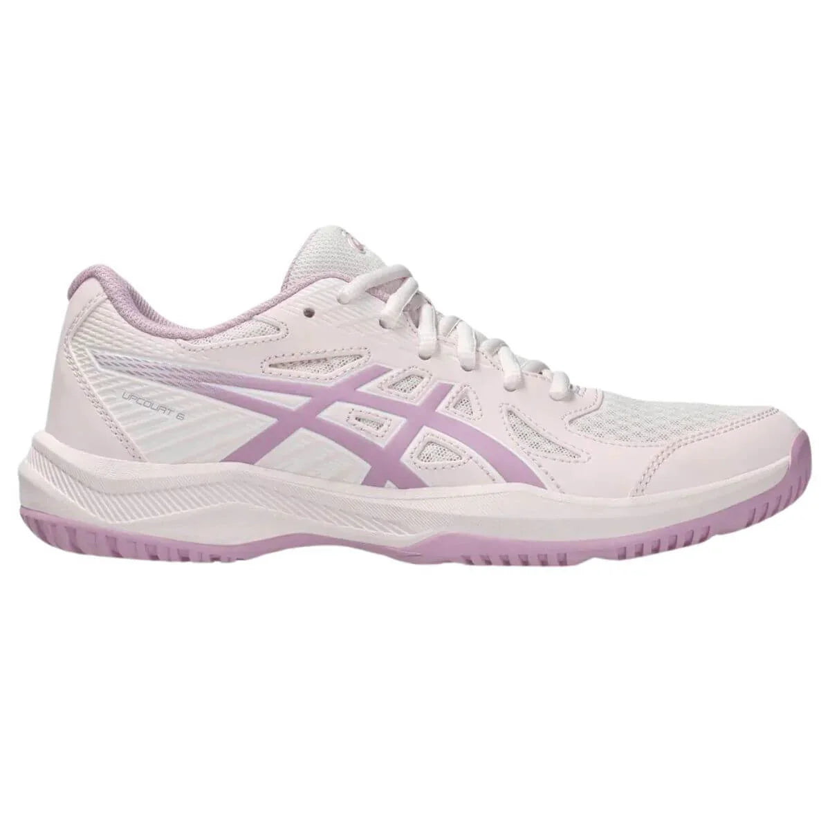 Zapatilla Asics Voleibol Mujer Upcourt 6 Pale Pink Light Ube Talla 7.5US-39EU (24.5 Cm)