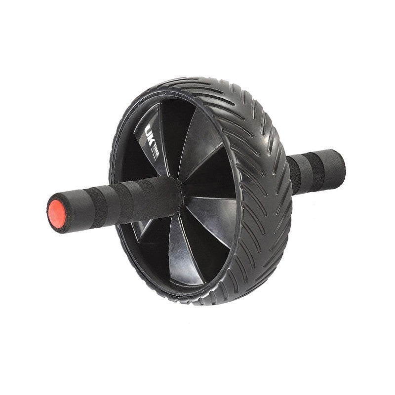 Rueda abdominal negra