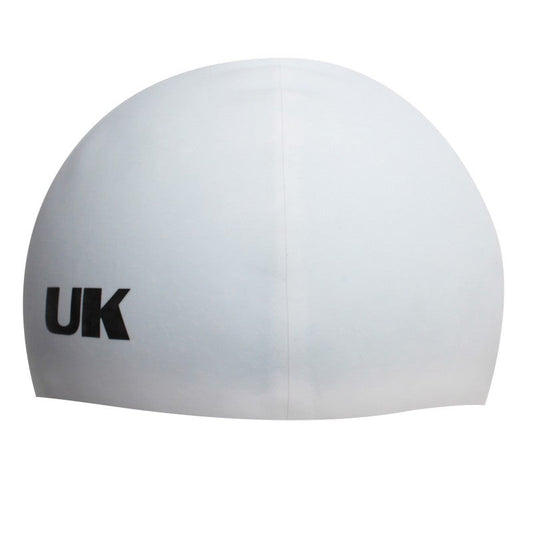 Gorro de natación silicona blanco
