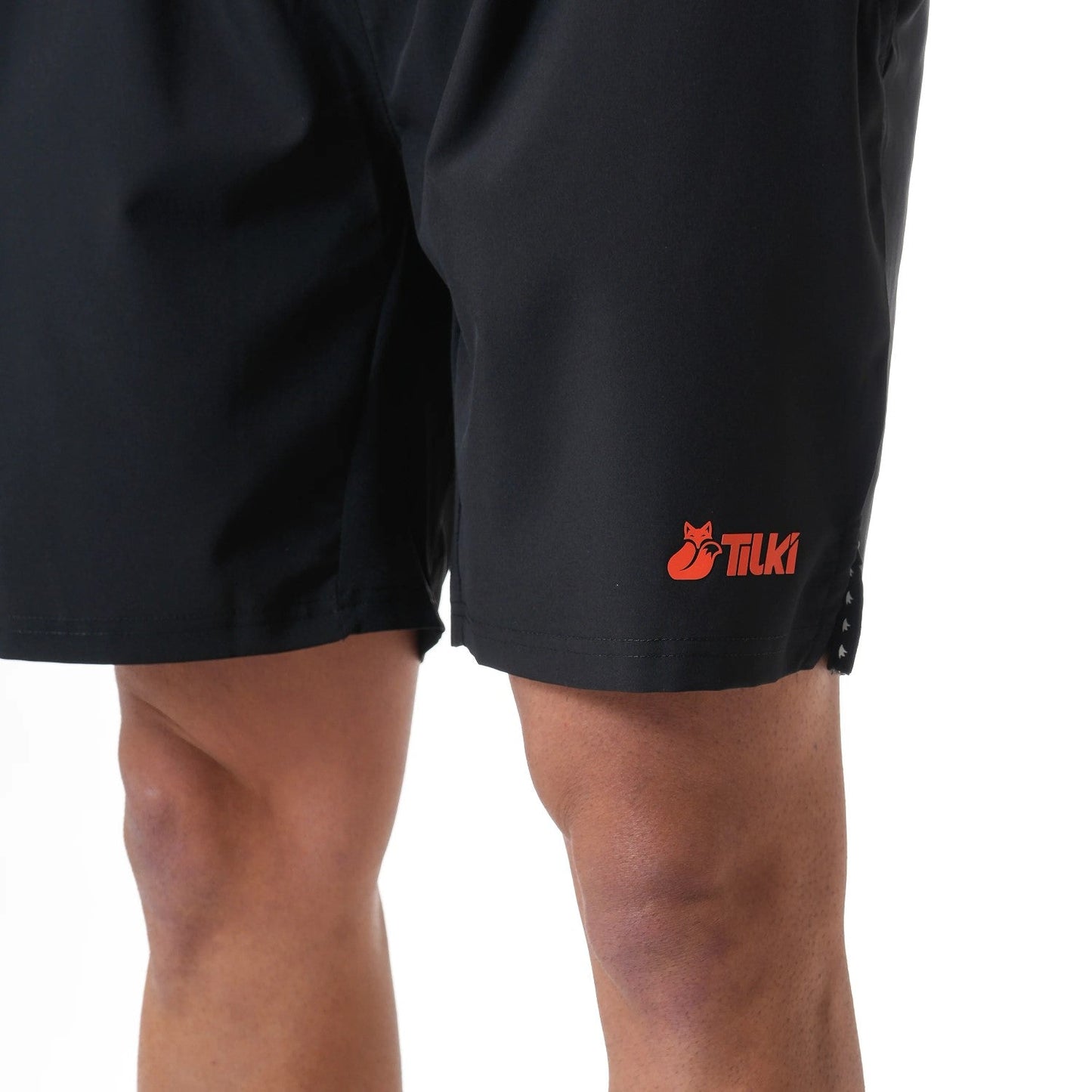 Short Poly Tilki  Temel negro/naranjo Talla M