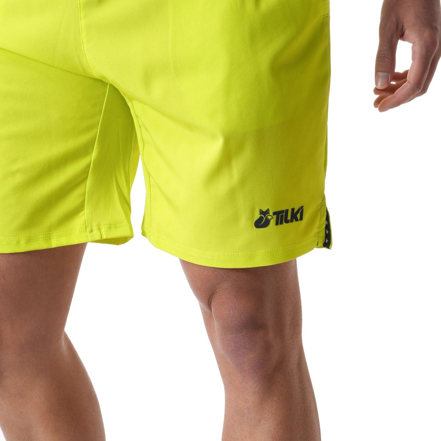 Short Poly Tilki  Temel amarillo fluor Talla S