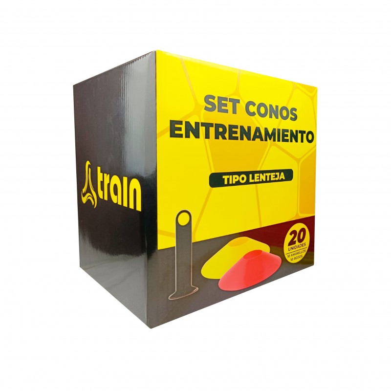 Set 20 conos lenteja de entrenamiento Train