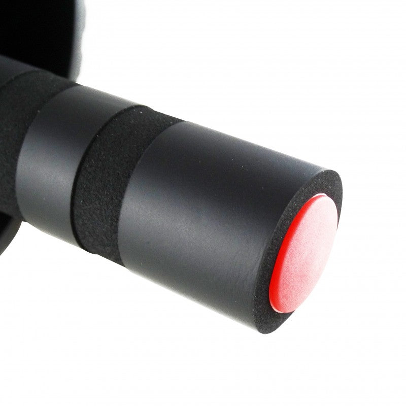 Rueda abdominal negra