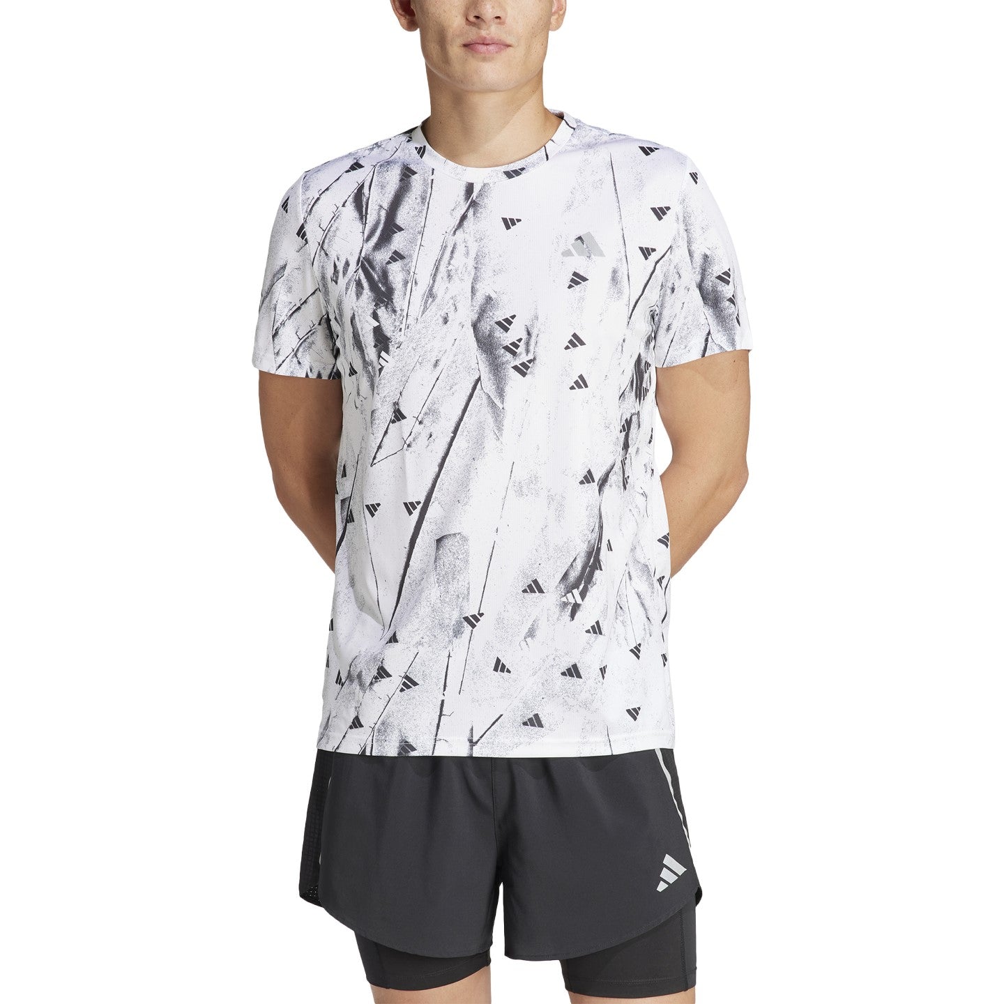 Polera adidas Run it Blanco M