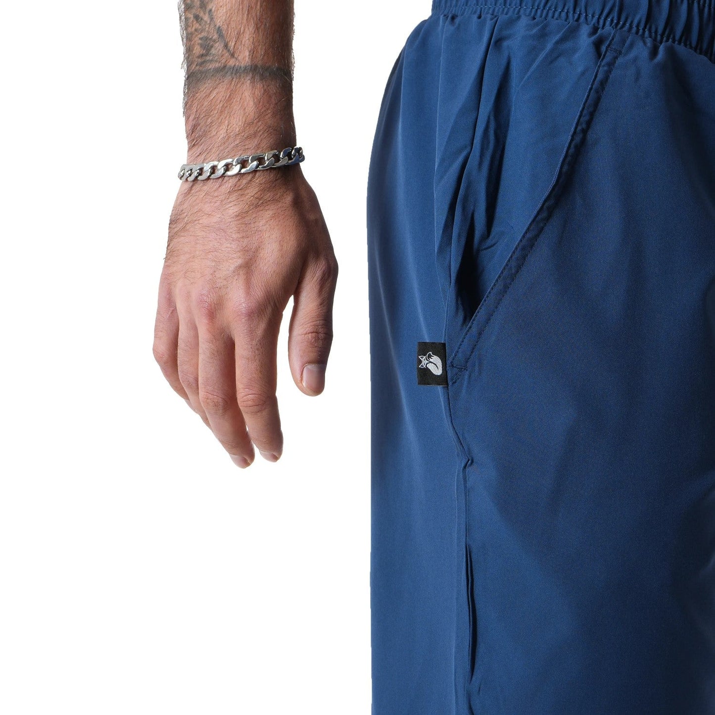 Short Poly Tilki  Temel azul Talla M