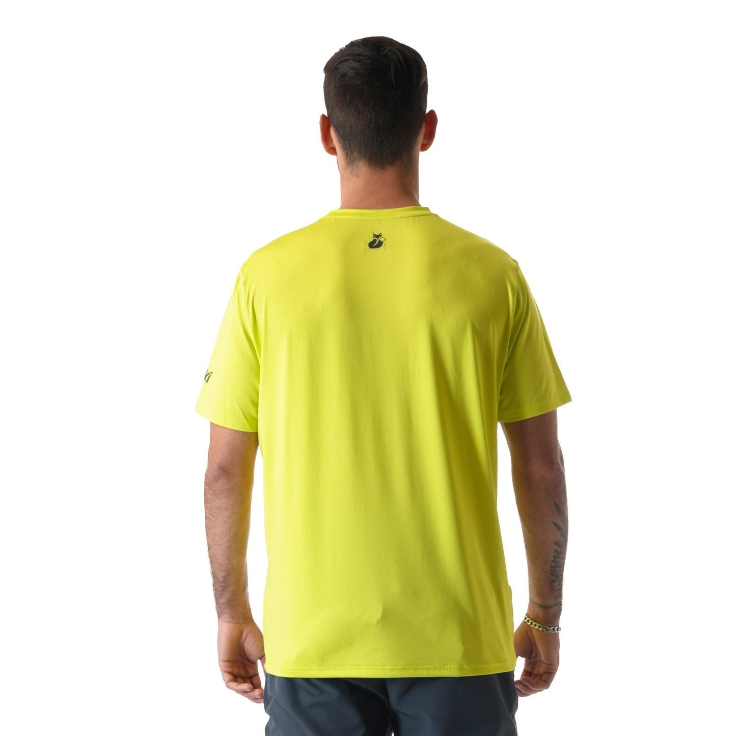 Polera deportiva Poly Tilki Temel Amarillo fluor Talla S