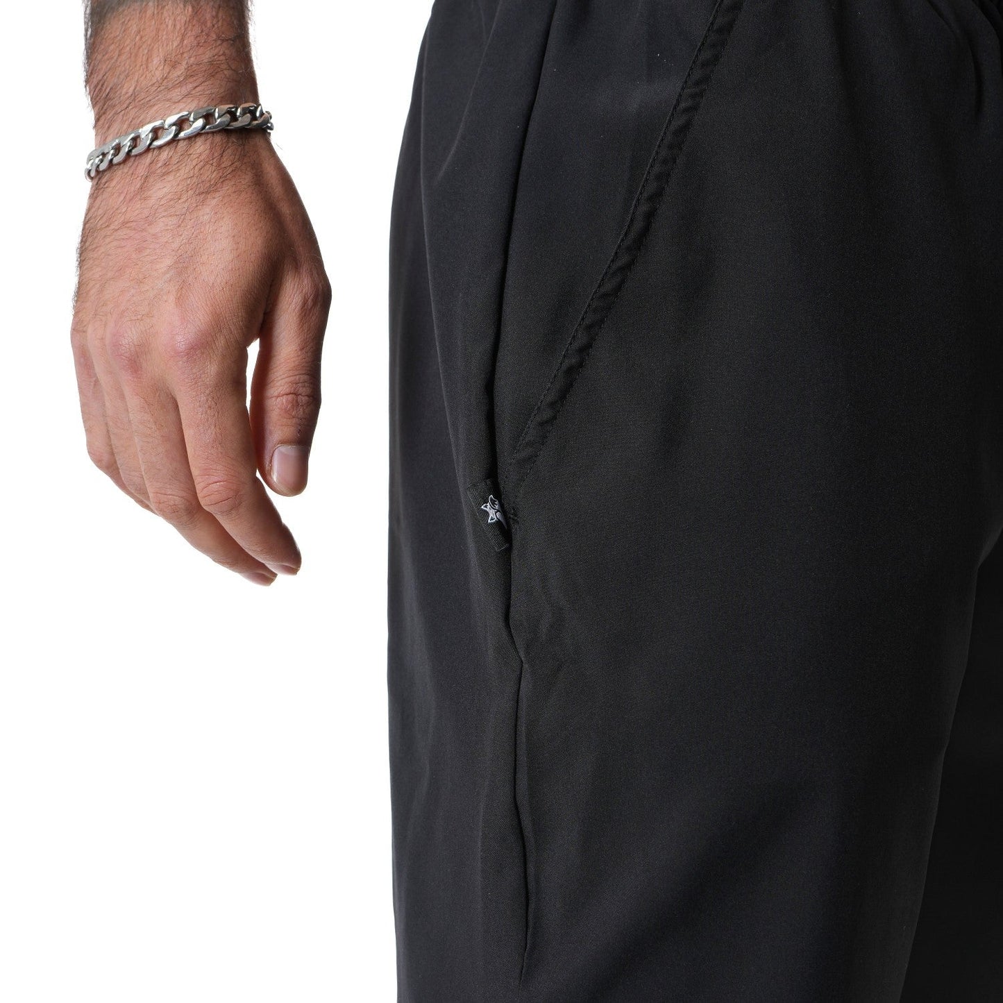 Short Poly Tilki  Temel negro/naranjo Talla L